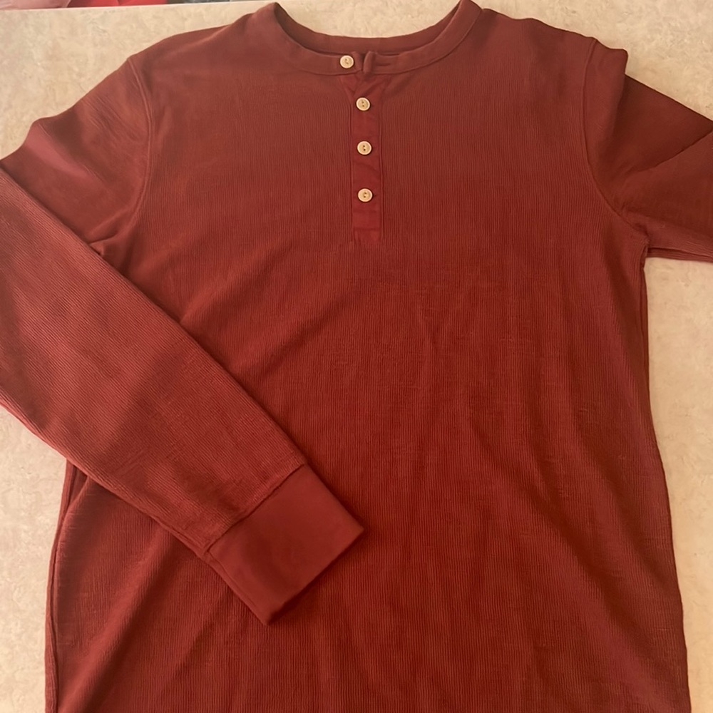 Men’s Goodfellow & Co. Long Sleeve Half Button Down Size Medium